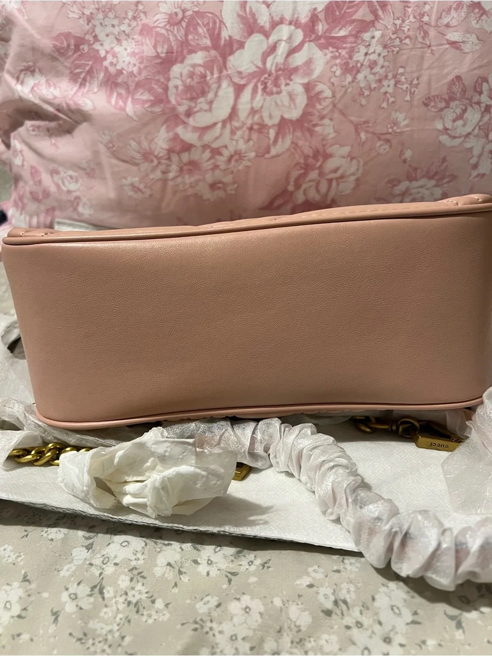 Inspired Pink Leather Quilted Top-Handle Bag